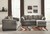 Darcy Cobblestone Sofa Chaise & Loveseat