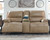 Ricmen Putty 2 Pc. 2 Seat Power Reclining Sofa Adjustable Headrest, Power Reclining Loveseat/CON/Adjustable HDRST