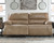 Ricmen Putty 2 Pc. 2 Seat Power Reclining Sofa Adjustable Headrest, Power Reclining Loveseat/CON/Adjustable HDRST