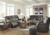 Wurstrow Smoke 2 Pc. Power Reclining Sofa with Adjustable Headrest, Power Reclining Loveseat with CON/Adjustable HDRST