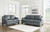 Genoa Steel 2 Pc. Sofa, Loveseat