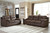 Maderla Walnut 2 Pc. Sofa, Loveseat