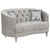 Avonlea 2 Piece Tufted Living Room Set Light Gray