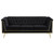 Holly 2 Piece Set (Sofa and Loveseat) Black