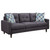Watsonville 2 Piece Cushion Back Living Room Set Gray