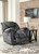 Capehorn Granite REC Sofa, DBL REC Loveseat with Console & Rocker Recliner