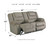 Segburg Cobblestone Reclining Sofa, Double Reclining Loveseat with Console & Rocker Recliner