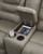 Segburg Cobblestone Reclining Sofa, Double Reclining Loveseat with Console & Rocker Recliner