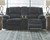 Draycoll Slate Reclining Sofa, Double Reclining Loveseat with Console & Rocker Recliner