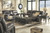 Dunwell Steel Power Reclining Sofa with ADJ HDRST, Power Reclining Loveseat with CON/ADJ HDRST & Power Rocker Reclining/ADJ Headrest