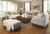 Harleson Wheat 4 Pc. Sofa, Loveseat, Chair And Half, Ottoman