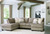 Creswell Stone 3 Pc. Left Arm Facing Corner Chaise 2 Pc Sectional, Ottoman