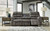 Derwin Concrete 3 Pc. Reclining Sofa, Loveseat, Glider Recliner