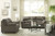 Norlou Flannel 3 Pc. Sofa, Loveseat, Rocker Recliner