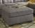 Maier Charcoal 3 Pc Left Arm Facing Sofa 2 Pc Sectional, Ottoman