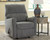 Dalhart Charcoal 4 Pc. Left Arm Facing Sofa Sectional, Rocker Recliner, Ottoman