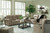 Maderla Pebble 4 Pc. Sofa, Loveseat, Chair, Ottoman