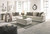 Soletren Stone 3 Pc. Sofa, Loveseat, Accent Ottoman