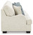 Valerano Parchment 3 Pc. Sofa, Loveseat, Accent Chair