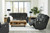 Martinglenn Ebony 3 Pc. Power Reclining Sofa, Power Reclining Loveseat, Power Rocker Recliner