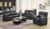Arabella 3 Piece Living Room Set (Sofa, Loveseat and Chair) Gray
