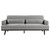 Blake 3 Piece Living Room Set (Sofa, Loveseat, Chair) Gray