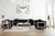 Delilah 3 Piece Living Room Set Black