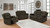 Rodman 3 Piece Set Brown