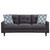 Watsonville 3 Piece Cushion Back Living Room Set Gray