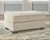 Haisley Ivory 2 Pc. Chair and a Half, Ottoman