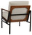 Tilden Ivory/Brown Accent Chair