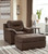 Maderla Walnut Chair, Ottoman