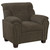 Clemintine Upholstered Chair With Nailhead Trim Brown