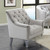 Avonlea Sloped Arm Tufted Chair Light Gray