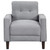 Fabric Chair Grey