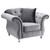 Frostine Arm Chair Pearl Silver