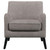 Charlie Accent Chair With Angled Arms Gray