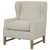 Fleur Wing Back Accent Chair White