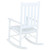 Annie Slat Back Wooden Rocking Chair White