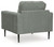 Hazela Charcoal 2 Pc. Chair, Ottoman