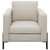 Tilly Upholstered Track Arms Chair Oatmeal