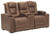 Owner's Box Thyme Power Reclining Loveseat/CON/ADJ HDRST