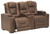 Owner's Box Thyme Power Reclining Loveseat/CON/ADJ HDRST