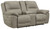 Next-gen Putty Double Reclining Power Loveseat W/console
