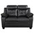 Finley Tufted Upholstered Loveseat Black