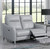 Derek Power Loveseat Pearl Silver