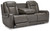 Card Player Smoke Pwr Rec Sofa With Adj Headrest