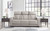 Boyington Gray Power Reclining Sofa With Adj Headrest