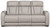 Boyington Gray Power Reclining Sofa With Adj Headrest