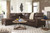 Navi Chestnut LAF Corner Chaise & RAF Sofa Sectional
